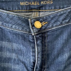 Michael Kors Women’s Distressed Jeans SZ 14. 19” waist; inseam 10”, length 41”